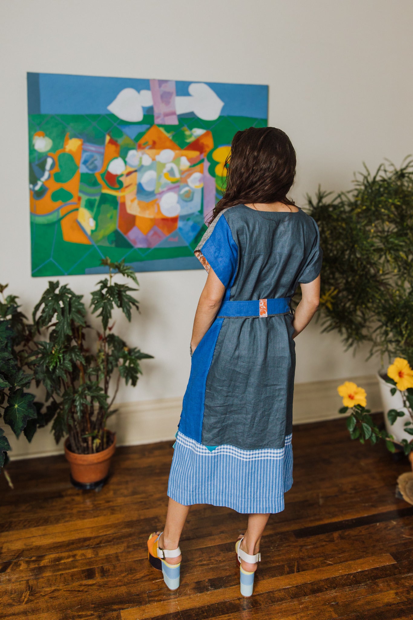 Denim & Linen Dress