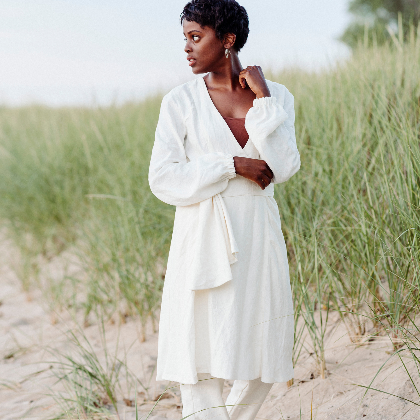 It's a Wrap! in Ivory Linen