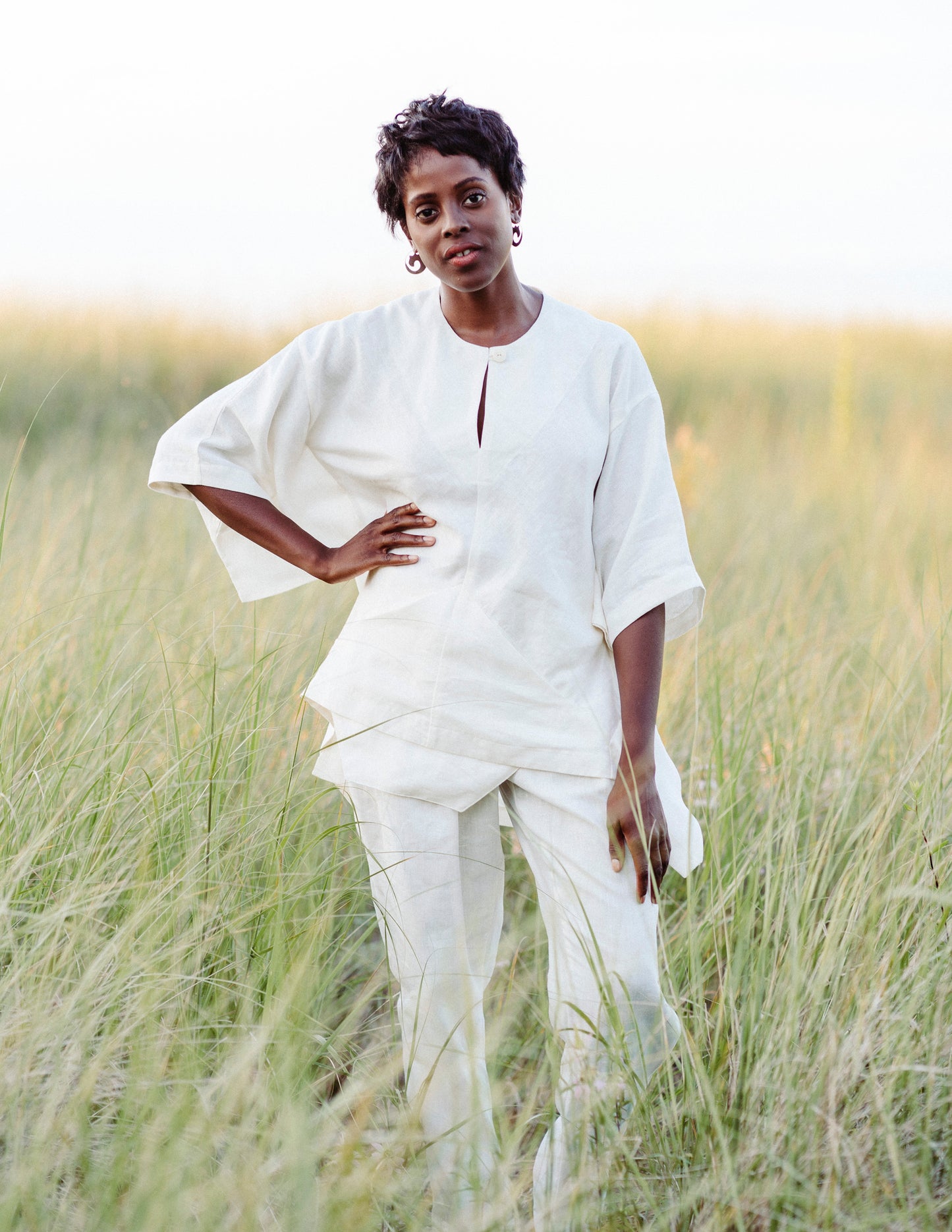 Kimmy TOP 100% Linen by Hello My Goddess
