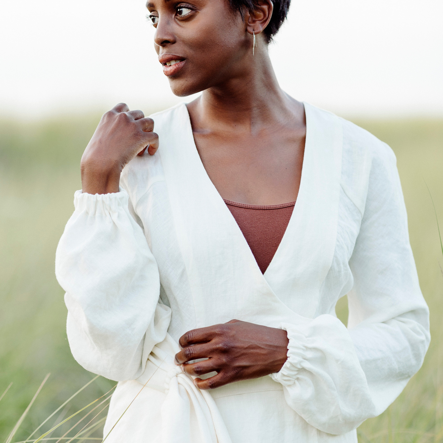 It's a Wrap! in Ivory Linen