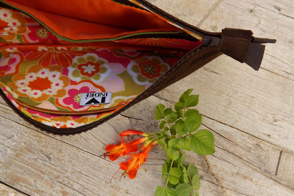 Hello My Goddess Leather Clutch