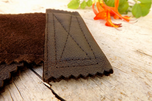 Hello My Goddess Leather Clutch