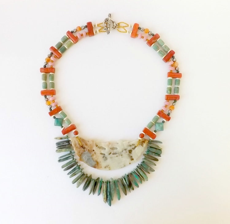 Hello My Goddess statement necklace 