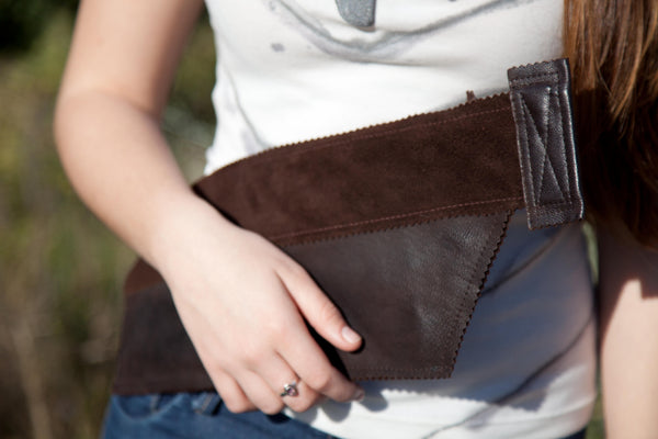 Hello My Goddess Leather Clutch