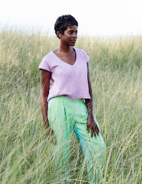 Burst of Color Summer Linen Pants by Hello My Goddess