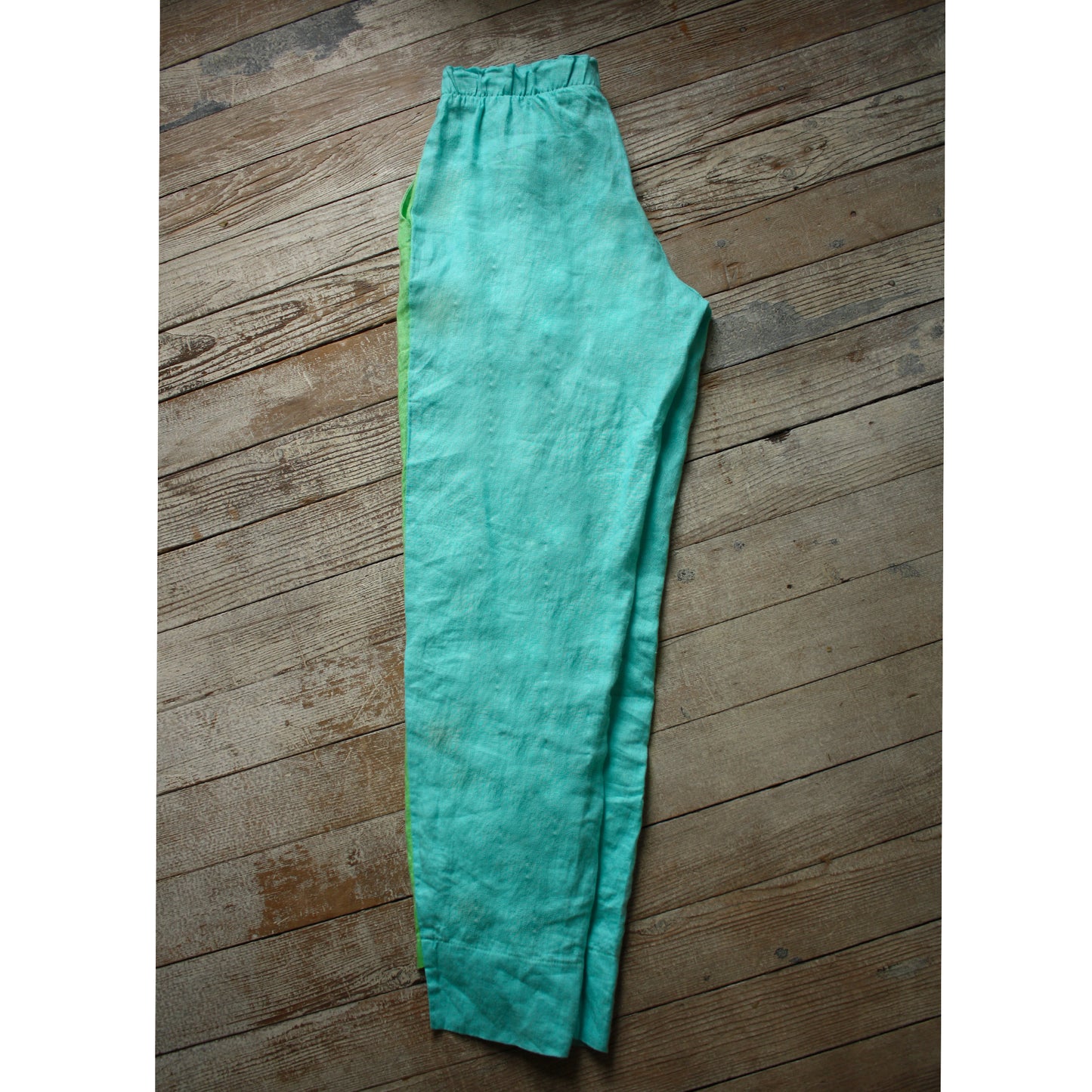 Burst of Color Summer Linen Pants by Hello My Goddess (back)