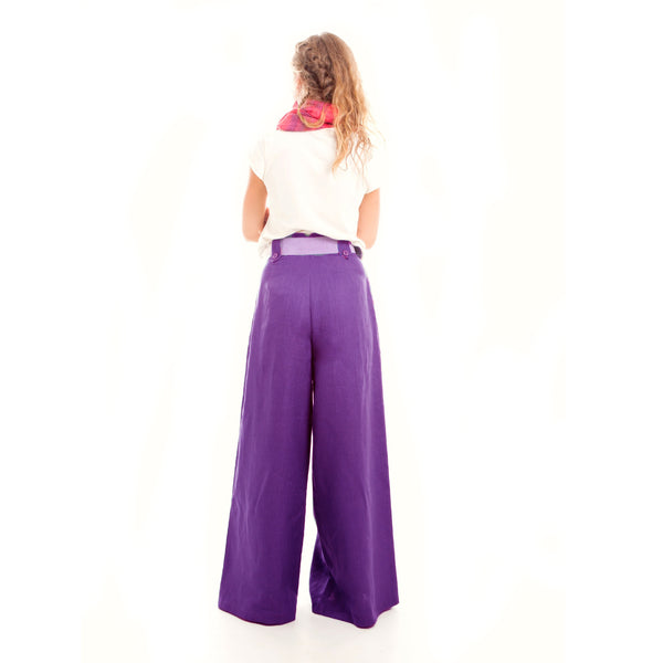 Perfectly Purple Wide Leg Pants by Hello My Goddess 