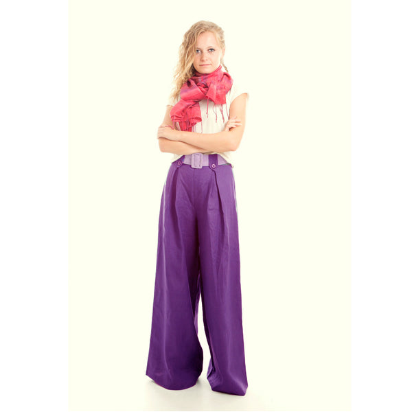Perfectly Purple Wide Leg Pants by Hello My Goddess 
