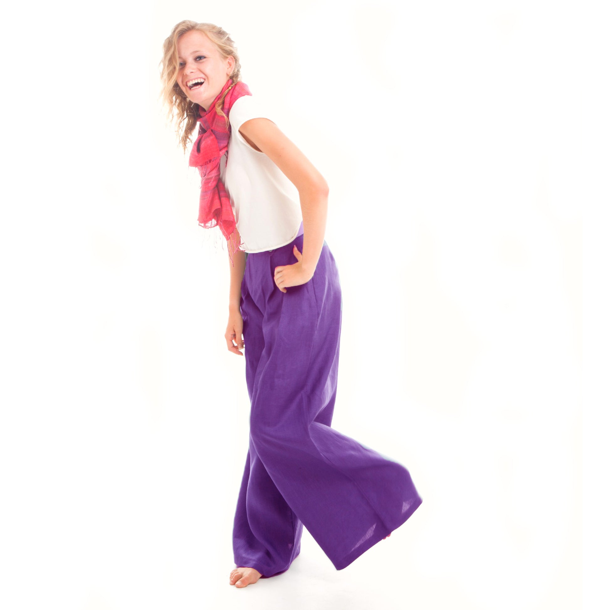 Perfectly Purple Wide Leg Pants by Hello My Goddess 