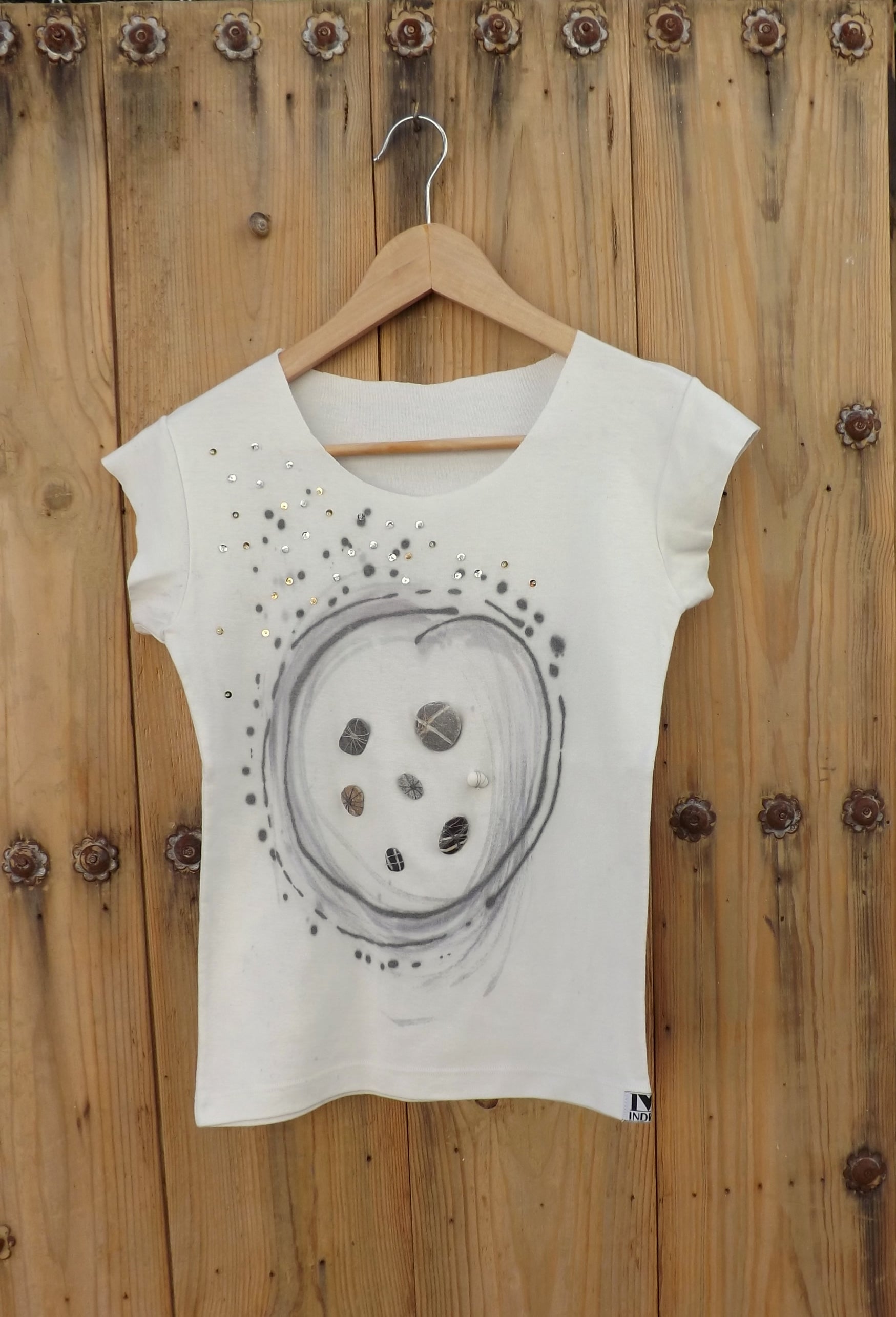 Hand-painted Tshirt by Hello My Goddess